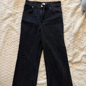 High waist straight leg jeans - Zara